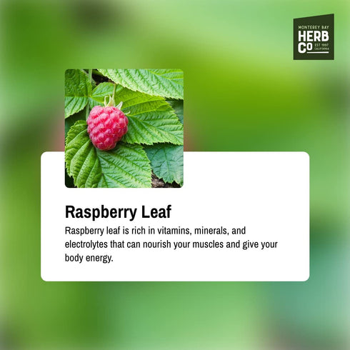 CERTIFIED ORGANIC Raspberry Leaf Cut and Sifted, 1/4 LB Bag, 100% NATURAL