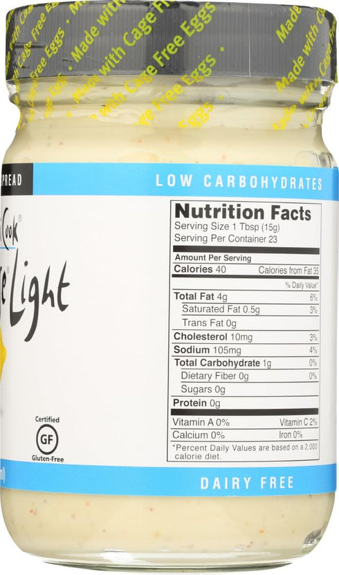 Ojai Cook Lemonaise Lite: 12 oz