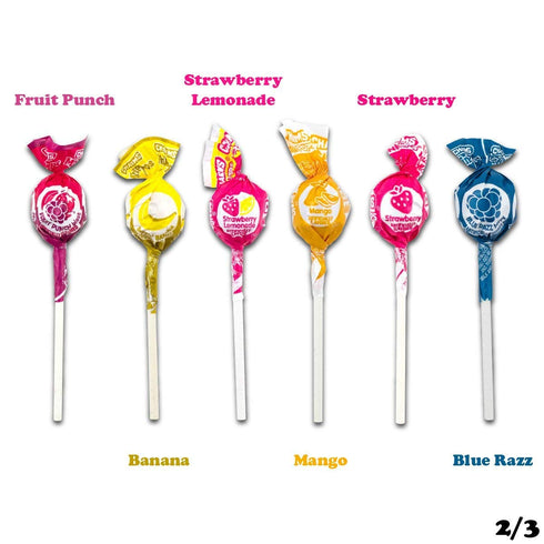 Charms Mini Pops - 18 Assorted Flavors with Resealable Bag (300 Count)