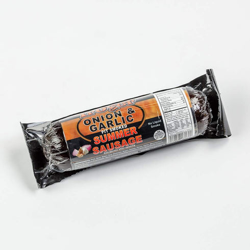 Troyer Cheese Inc Summer Country Pack 2 Sausage Onion Garlic from Amish Slice and Enjoy