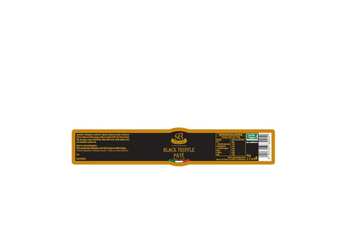 3.17 oz (90 100% La Rustichella - Black Truffle Pat gr) - Made in Italy | Vegan, Gluten-Free, Cholesterol-Free