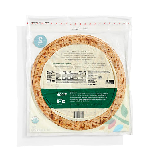 365 by Whole Foods Market 2 , Organic Whole Wheat Thin & Crispy Pizza Crusts, ct