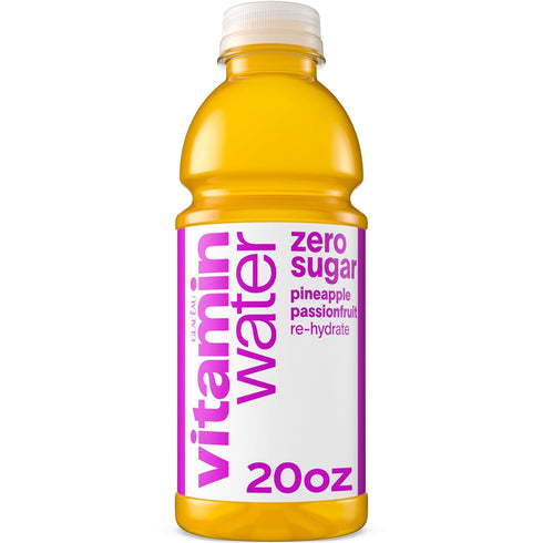 vitaminwater zero sugar re-hydrate pineapple passionfruit 20oz