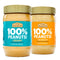 Crazy Richard's 100% All-Natural Vegan Creamy & Crunchy Peanuty Butter with No