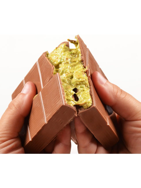 3.3 Oz (95 Dubai Chocolate Bar Pistachio, Crunchy Knafeh Chocolate Bar with Pistachio Cream and Kataifi, Viral Candy