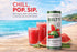 BELTT 100% 11.1oz Pack 12 Watermelon Juice Fruit Juice, Not From Concentrate, No Added Sugar, No Preservatives, No