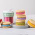 6 Set 2.75 Sweets Indeed Dye Free Rainbow Nonpareils Cell Decorative Sprinkles for Baking & Decorating Cupcakes