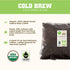 3 Tiny Footprint Coffee - Organic Cold Press Elixir Cold Brew | Blend of Light & Dark Roasts, Whole Bean Coffee | Fair