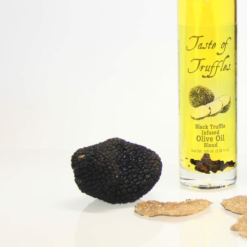 Set (2 3.38 Oz) Black & White Truffle Oil Gift x