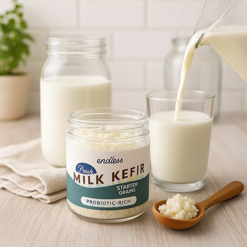 1224 Cultures for Health ENDLESS Milk Kefir Grains | Live Starter Culture | Make Tangy, Probiotic Kefir in Hours |