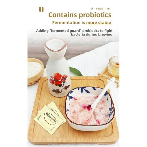 (2g 5 packs) 2.35oz Shangchuan probiotic sweet wine koji, homemade fermented yeast glutinous rice koji for making