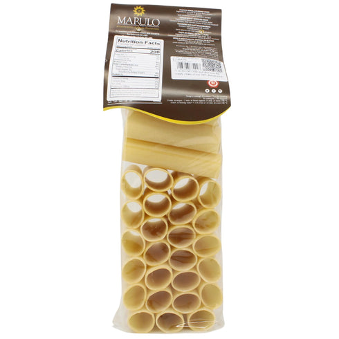 2 100% 1.1 lb (500g) Marulo Cannelloni, Artisan Italian Pasta, Bronze Die Cut, Only Ingredients, Durum Semolina