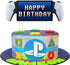 Video Game Cake Toppers - PS Portal Game Controller Theme Cake Decorations for Boys Birthday Party