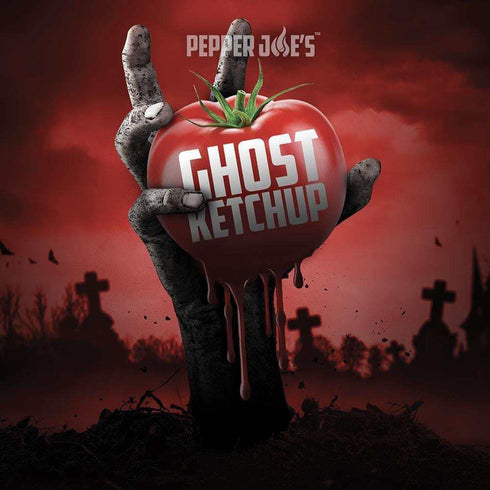 14 Pepper Joes Ghost Pepper Ketchup Hot and Spicy Ketchup with Delicious Flavor Balance Bourbon Infused Bhut Jolokia