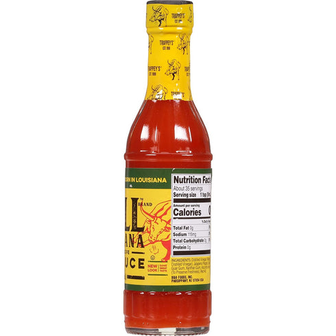 Trappey's Bull Brand Louisiana Hot Sauce, 6 Ounce (Pack of 3)