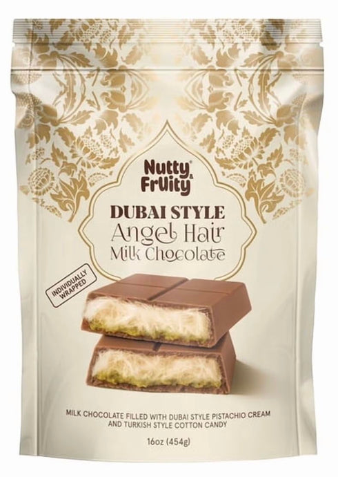 Generic Dubia Style Angel Hair Milk Chocolate/Milk Chocolate Filled with Dubai Style Pistachio