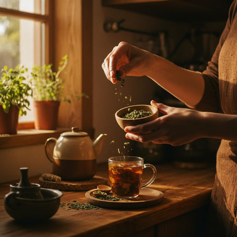 (1.28 Olive & Vine Peppermint Leaf, Refreshing Flavor, For Tea & Desserts, Rich Tradition, Authentic Taste, For Global