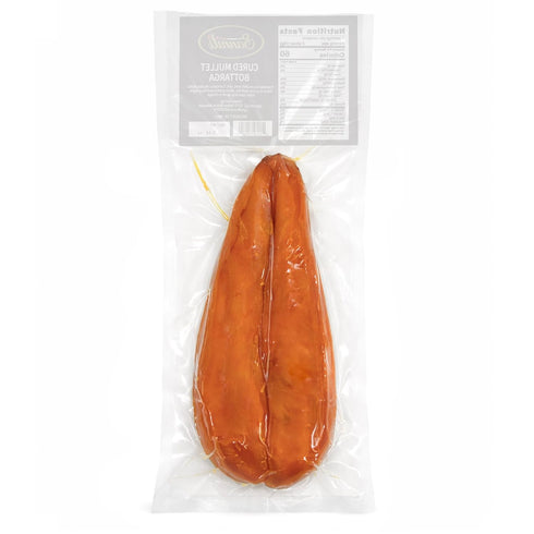3.53 oz (100g) Sanniti Bottarga Cured Mullet Roe, Imported from Italy | Authentic Italian Seafood Delicacy