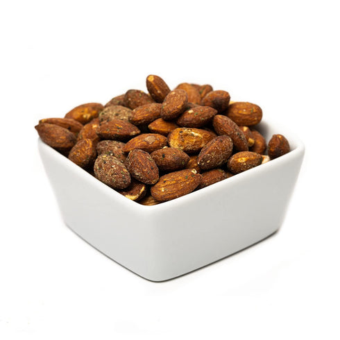 (2 Pack) Jake's Nut Roasters - Bleu Cheese Cracked Pepper Almonds Whole Dry Roasted Seasoned Flavored Almonds