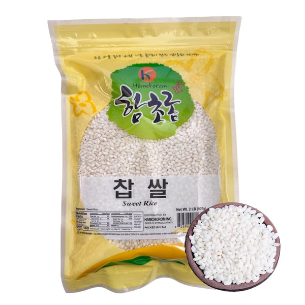 Hamchorom Sweet Rice Sticky Rice Glutinous Short Rice Rich in Fibers 2LB Chapssal