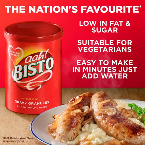 Bisto 450g (Pack 2) Beef Gravy Granules