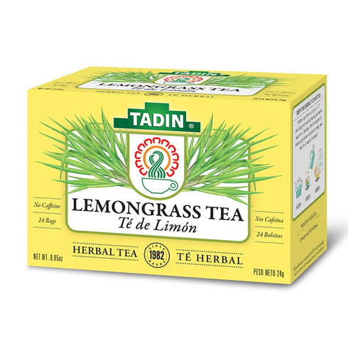 Lemongrass Lemon Tadin Tea - Te De Limon, Premium Tea for Nerves, PACK OF 2
