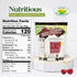 1 lb Sunrise Fresh Dried Sweet Cherries, Unsweetened, No Sugar Added, Fresh Fruit Flavor, Bag