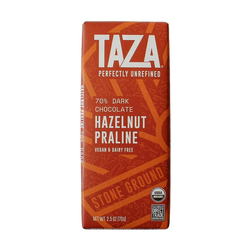 Pack 2.5 oz (4 count), Taza Chocolate Organic Seriously Good Dark Chocolate Bar Variety Bundle, Vegan