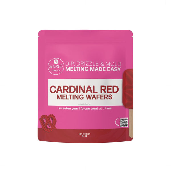 Sweet Shoppe Cardinal Red Melting Wafers, 5 pounds