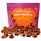 Generic Valentine's Mini Hearts Peanut Butter Flavored Chocolate, Unwrapped Heart-Shaped Candy, Smooth Milk
