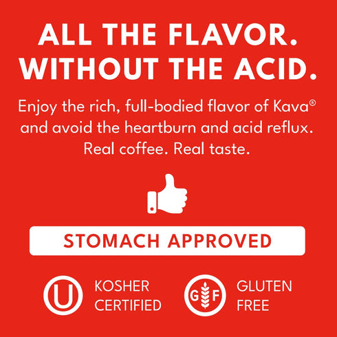 4 Kava Reduced Acid Instant Coffee, Ounce