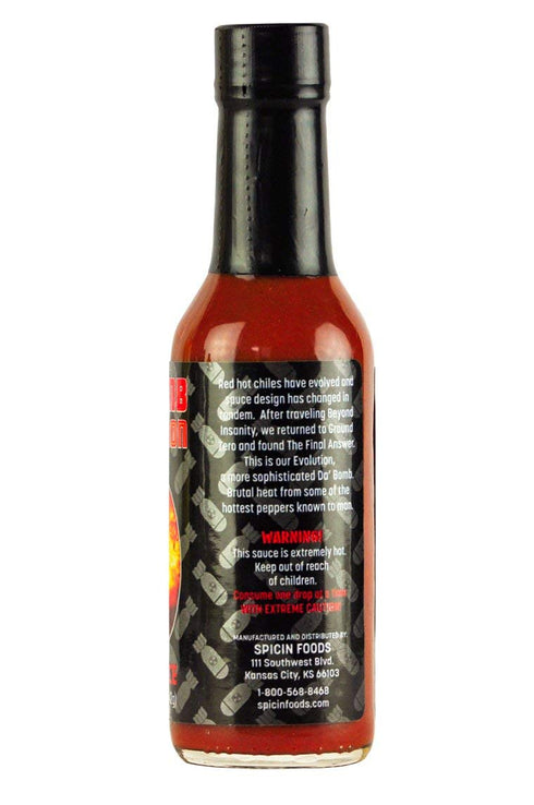 Da Bomb Evolution Spicy Hot Sauce