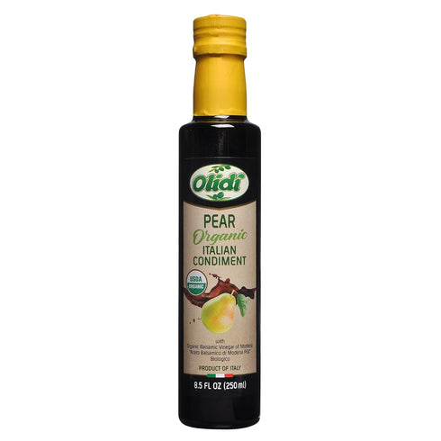 Olidi Pear Flavored Balsamic Vinegar of Modena 8.5 oz (Pack of 2)