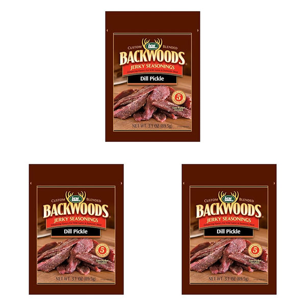LEM Products Backwoods Dill Pickle Jerky Seasoning, Ideal for Wild Game and