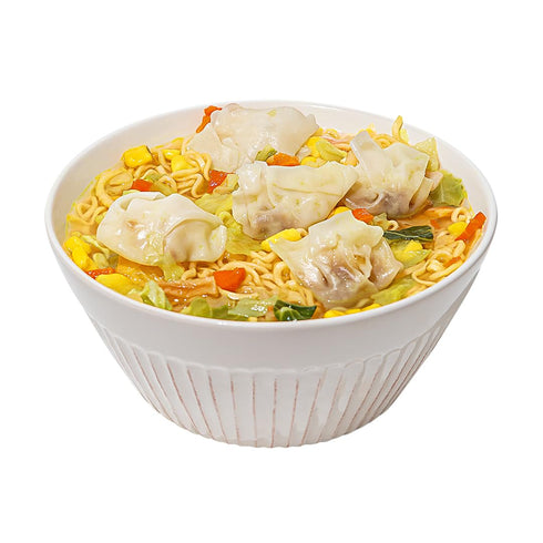 3.69 Oz. (6 Pack) Maruchan Wonton Ramen Bowl, Chicken Flavor Japanese-Style Instant Noodle Soup, Microwaveable Easy