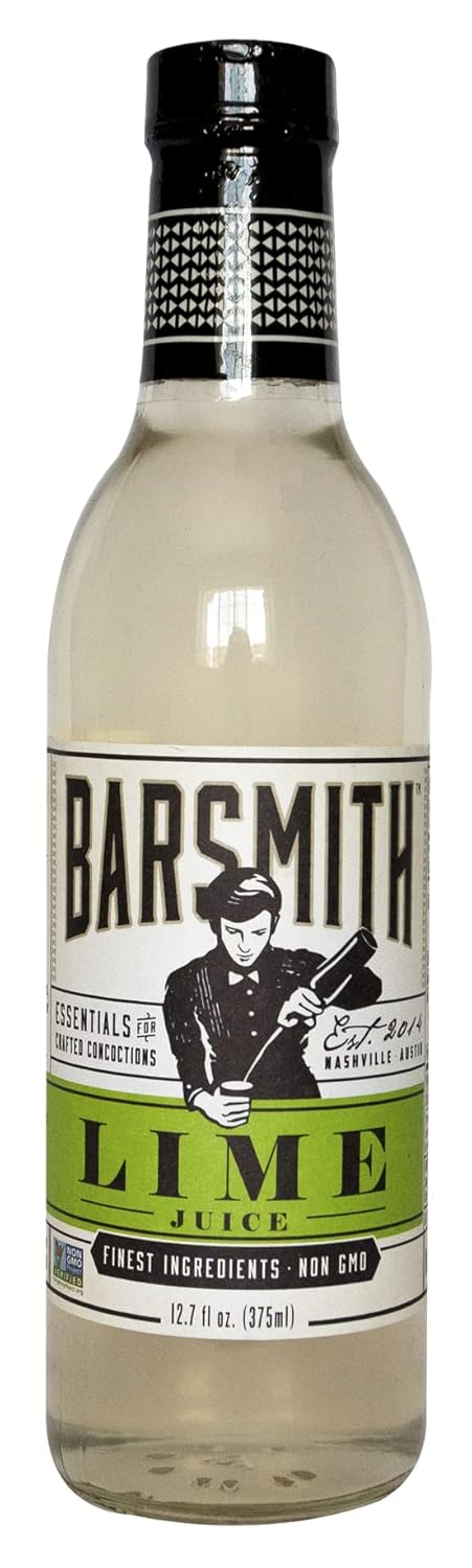 Gimlet, 12.7-oz. Pack 3 Barsmith Bar Essentials Sweetened Lime Juice, Mouth-Puckering Lime Flavor for the Perfect