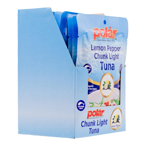 2.6oz (Pack 24) MW Polar Chunk Light Tuna Pouch, Lemon Pepper