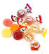 2 (Pack 2) SweetGourmet Original Bonelle Fruit Jellies | Bulk Wrapped | Orange, Lemon, Strawberry, Cherry | Pounds