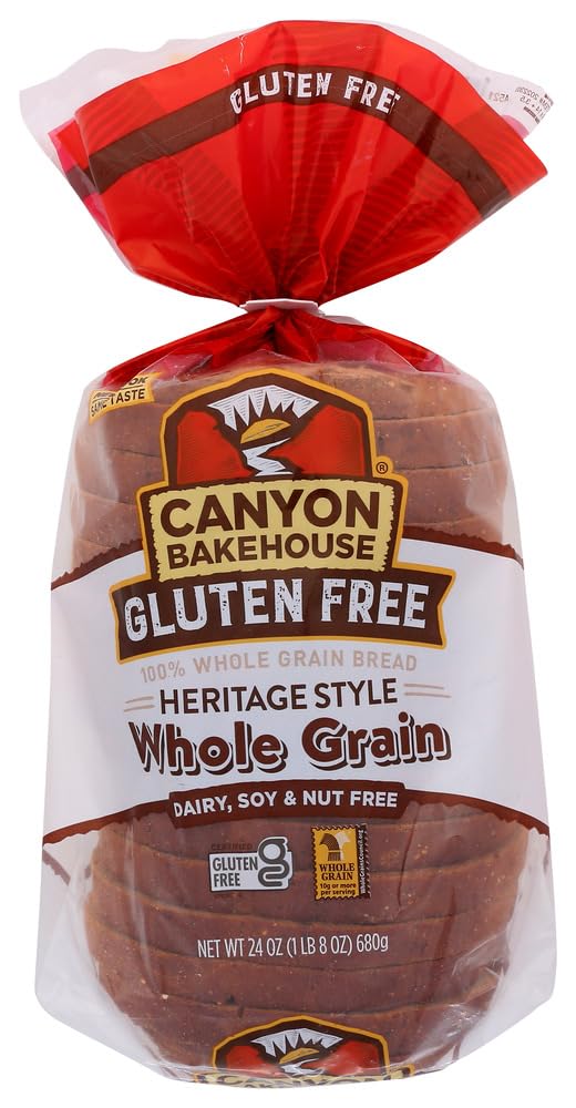 Canyon Bakehouse Heritage Style Whole Grain Gluten Free Bread, 24 oz. (Pack of 3)