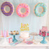 XXDecor 4th 4th Donut Birthday Cake Topper Gold Glitter Donut Fourever Sweet Cake Decor Donut Grow Up/Too Sweet/Forever