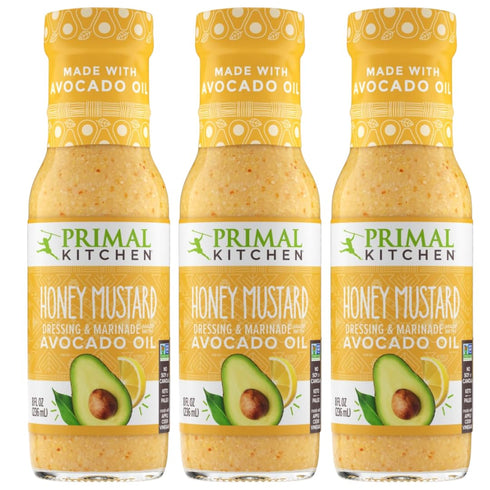Primal Kitchen Honey Mustard Vinaigrette Dressing Sweet & Tangy Flavor 8 oz