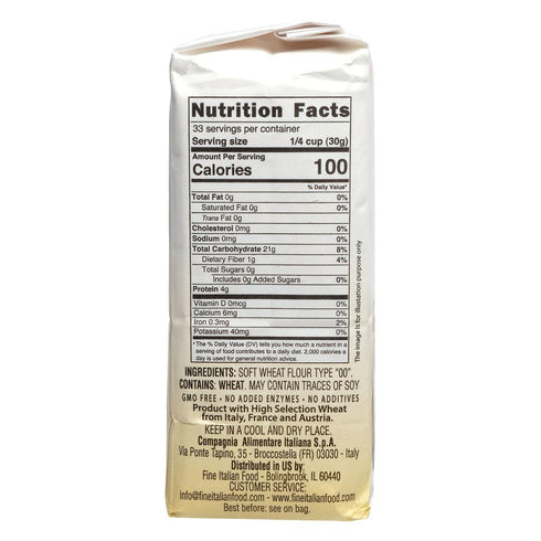 0, 2.2 lb (pack 10) Mantova Flour Double Size