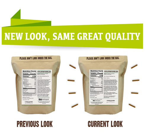3 lb, Anthony's Organic Steel Cut Oats, Gluten Free, Non GMO, Irish Oatmeal, Whole Grain