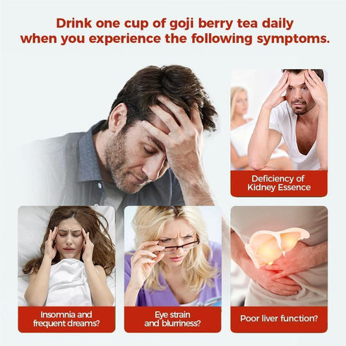 WOTIHA 60 Count 100% Immune Premium Goji Berry Tea Bags - Natural, Restore Passion & Digestion Support, & Antioxidant
