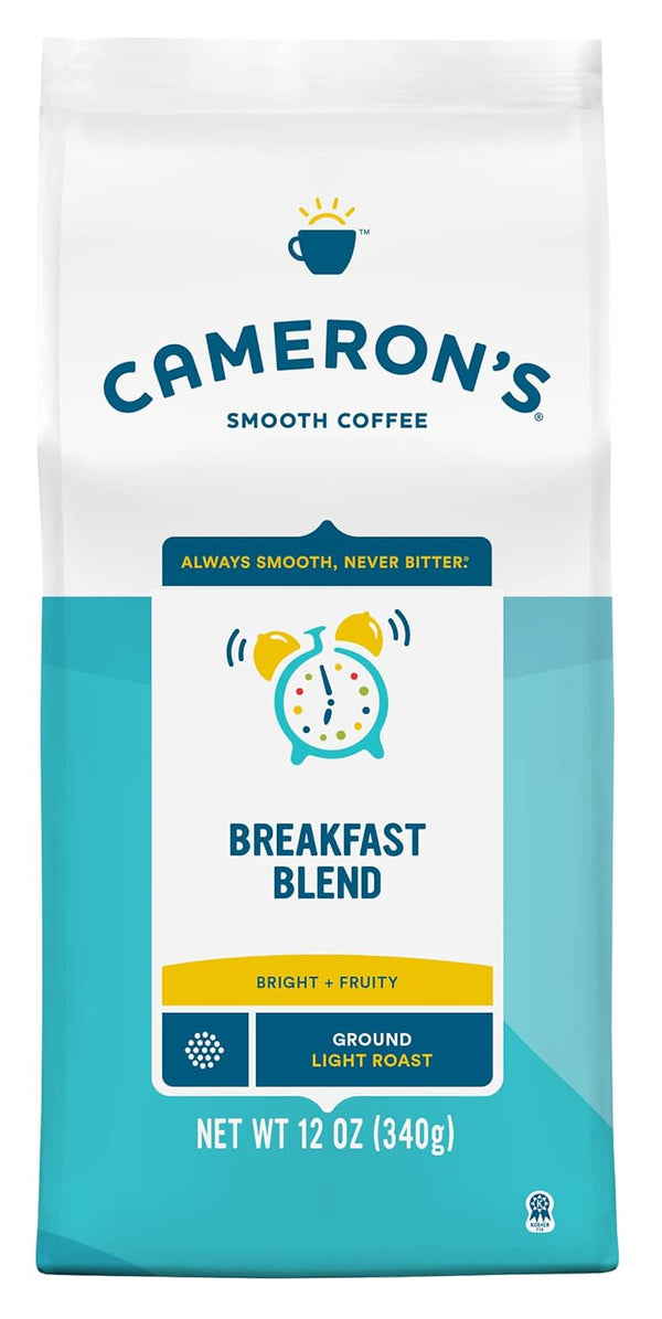 Cameron's Coffee Roasted Ground Coffee Bag - Breakfast Blend, 12 Ounce
