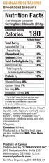 Olyra Biscuit Breakfast Olympic Rynner Cinnamon Tahini Organic, 5.3 Ounce