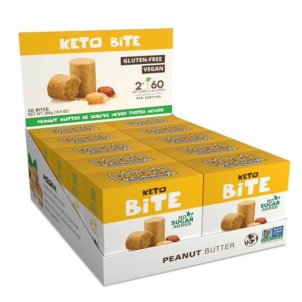 Pasokin Keto Bite Peanut Butter Healthy Snacks with Zero Sugar Added I
