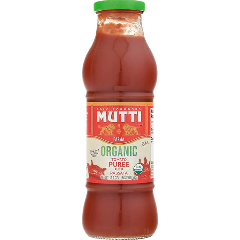 19.7 oz. 3 Pack #1 Mutti Organic Tomato Puree (Passata), | | Italys Brand of Tomatoes | Fresh Tastefor Cooking| Bottled