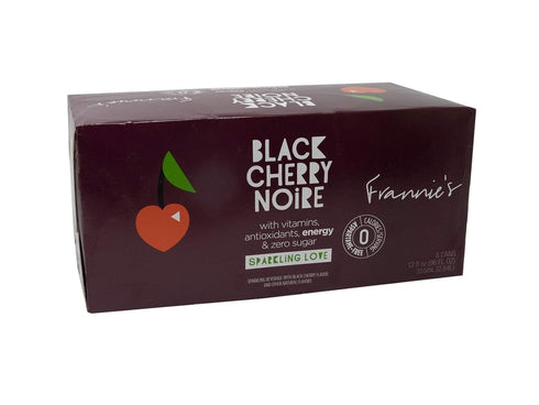 AmishTastes 12 Oz. 24) Frannies Sparkling Black Cherry Noire, Protected With High-Density Foam, (Case