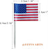 100 Pcs 4th of July American Toothpick Flag Toppers for Cake Decorations - Patriotic Cupcake Picks